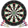 Image de Jeu De Cibles Professionnel En Sisal Avec 6 Fléchettes Vidaxl