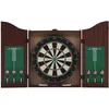 Image de Jeu De Cibles Professionnel Sisal Avec Armoire Et 6 Fléchettes Vidaxl