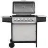 Image de Barbecue Au Gaz Avec 6 Zones De Cuisson Inox Argenté Vidaxl