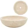 Image de Vidaxl évier 40 x 12 cm marbre crème 142775