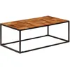 Image de Table Basse 110x60x40 Cm Bois D'acacia Solide Et Acier Vidaxl