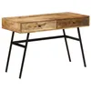 Image de vidaXL Bureau avec tiroirs Bois solide de manguier 110x50x76 cm