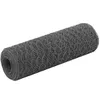 Image de vidaXL Grillage Acier avec revêtement en PVC 25x05 m Gris 143274