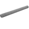 Image de vidaXL Grillage Acier Galvanisé 25x15 m Hexagonal Argenté Clôture de Jardin 143325