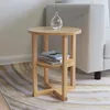 Image de Table D'appoint 40 X 50 Cm Bois De Chêne Massif Vidaxl