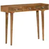 Image de Table Console Bois De Manguier Massif 102x30x79 Cm Vidaxl