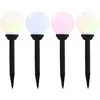 Image de Lampe Solaire Sphérique Led De Jardin 4 Pcs 15 Cm Rvb Vidaxl