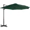 Image de Parasol De Jardin En Porte-à-faux Et Poteau En Aluminium Vert Vidaxl