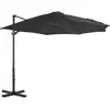 Image de Parasol De Jardin En Porte-à-faux Et Poteau En Aluminium Vidaxl