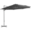 Image de Parasol De Jardin En Porte-à-faux Avec Mât En Acier Anthracite Vidaxl