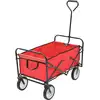 Image de Chariot À Main Pliable Acier Rouge Vidaxl