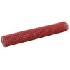 Image de vidaXL Grillage Métal Acier Revêtement PVC 10x1 m Carré Rouge Clôture Jardin 143659