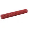 Image de vidaXL Grillage Acier avec revêtement en PVC 25x1 m Rouge 143663