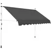 Image de Auvent rétractable - vidaXL - 300 cm - Anthracite - Polyester - Manuel