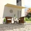 Image de vidaXL Auvent Rétractable 300x150 cm Jaune et Blanc Store Pare Soleil Jardin 143755