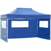 Image de Tente Pliable Avec 3 Parois 3 X 4,5 M Bleu Vidaxl