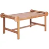 Image de Table Basse 100x50x45 Cm Teck Solide Vidaxl