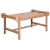 Image de vidaXL Table basse 100x50x45 cm Teck solide