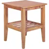 Image de Table Basse 40x40x50 Cm Carrée Teck Solide Vidaxl