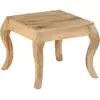 Image de Table D'appoint 45x45x40 Cm Bois De Manguier Massif Vidaxl