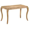 Image de vidaXL Table de salle à manger 118x60x76 cm Bois de manguier massif