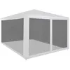 Image de vidaXL Tente de réception avec 4 parois en maille 4 x 3 m