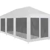 Image de Tente De Réception Avec 8 Parois En Maille 9 X 3 M Vidaxl
