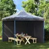 Image de Paroi de tente de réception - vidaXL - 2pcs - PE résistant aux UV - Anthracite - Installation facile