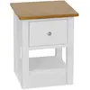 Image de Table De Chevet 36x30x47 Cm Bois De Chêne Massif Vidaxl