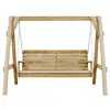 Image de Vidaxl balancelle de jardin bois de pin imprégné 205x150x157 cm 45305