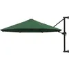 Image de Parasol Mural Avec Mât Métallique 300 Cm Vert Vidaxl