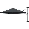 Image de Parasol Mural Avec Mât Métallique 300 Cm Anthracite Vidaxl