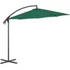 Image de Parasol De Jardin En Porte-à-feux Avec Mât En Acier 300 Cm Vert Vidaxl