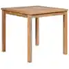 Image de Table De Jardin 80x80x77 Cm Bois De Teck Solide Vidaxl