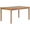 Image de Table De Jardin 150x90x77 Cm Bois De Teck Solide Vidaxl