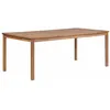 Image de vidaXL Table de jardin 200x100x77 cm Bois de teck solide 44998