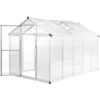 Image de Serre Aluminium 302x190x195 Cm 11,19 M³ Vidaxl