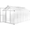 Image de Serre Aluminium 362x190x195 Cm 13,41 M³ Vidaxl