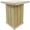 Image de Table De Bar 75x75x110 Cm Pin Imprégné Vidaxl