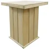 Image de Table de bar dextérieur - vidaXL - 75x75x110 cm - Pin imprégné FSC - 2 places - Carré