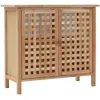 Image de Armoire Pour Lavabo Bois De Noyer Massif 66x29x61 Cm Vidaxl