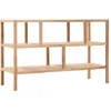 Image de Étagère De Salle De Bain Bois De Noyer Massif 100x40x65 Cm Vidaxl
