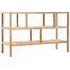 Image de vidaXL Étagère de salle de bain Bois de noyer massif 100 x 40 x 65 cm 247100