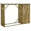 Image de Abri D'outils De Jardin Pin 253 X 80 X 170 Cm Vidaxl