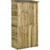 Image de Abri À Outils Pour Jardin Pin 85x48x177 Cm Vidaxl