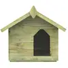 Image de Vidaxl niche de jardin avec toit ouvrant bois de pin imprégné