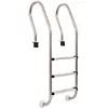 Image de Échelle De Piscine À 3 Échelons Acier Inoxydable 304 120 Cm Vidaxl