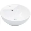 Image de Lavabo rond en céramique blanc - VIDAXL - Design tendance et contemporain - A poser