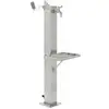 Image de Colonne À Eau De Jardin Carrée Acier Inoxydable 95 Cm Vidaxl