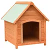 Image de vidaXL Niche pour Chiens Maison pour Chien Bois de Pin et de Sapin Massif 170639